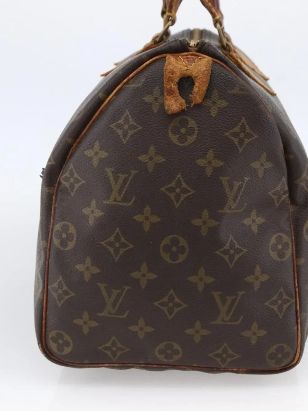 LOUIS VUITTON Monogram Speedy 35 Hand Bag M41524 LV Auth bs32224